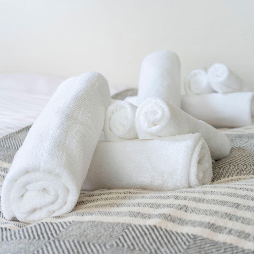 Luxury towel stack